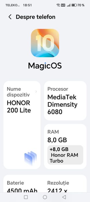 Honor 200 lite  utilizat