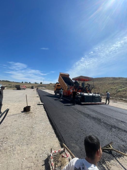 Укладка асфальта. Асфальтирование дорог