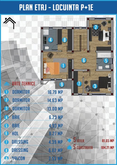 Vila individuală P+1E-5 camere - str Margelelor ,Bragadiru