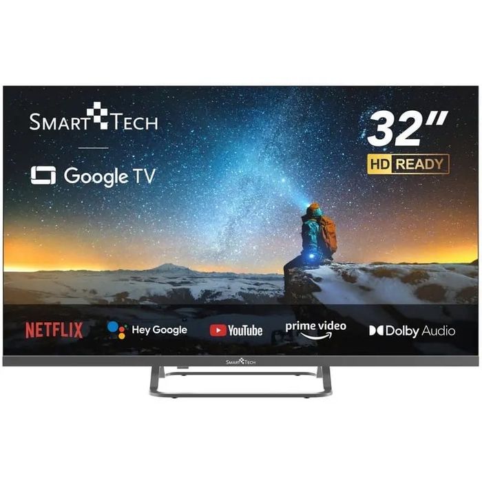 Televizor SmartTech 32HG01V, Google TV, Smart LED, 80 cm + Factură și Garanție