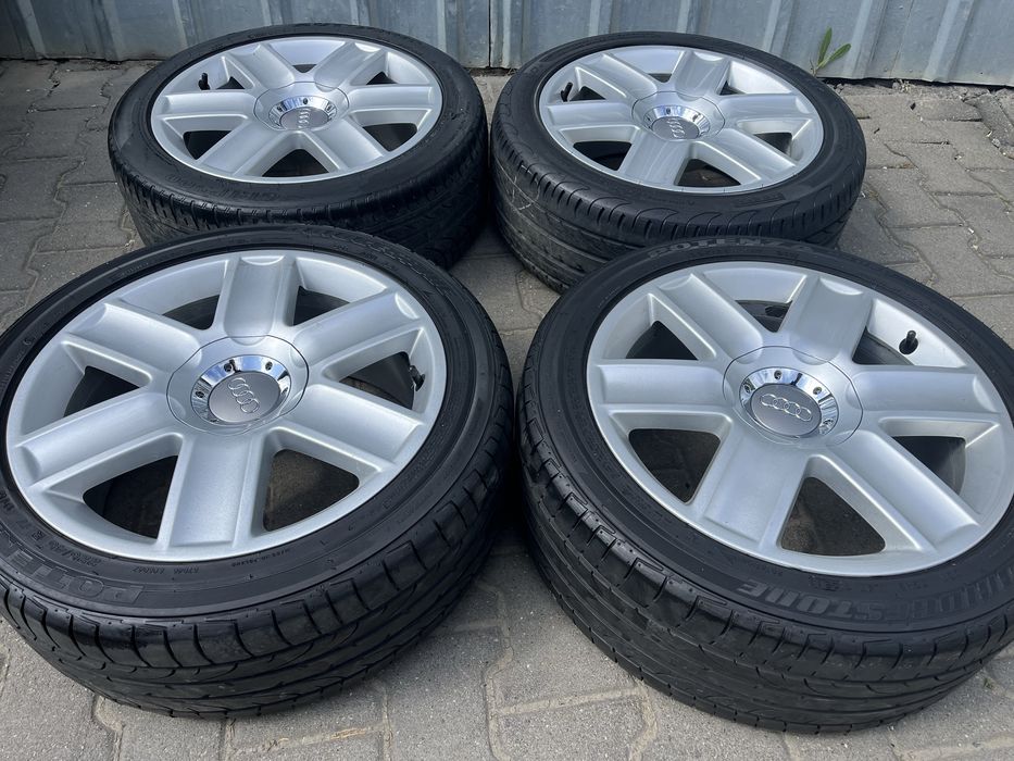 Jante aliaj 5x100mm, anvelope vara 225/45 R17, Audi TT, A1, A3, etc