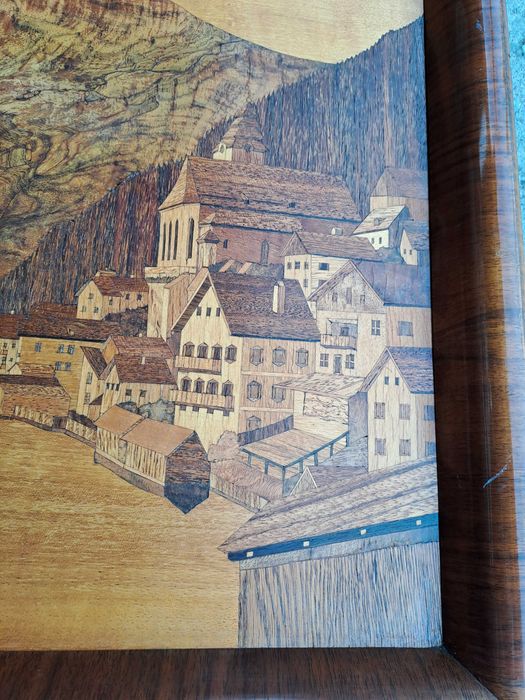 lemn tablou intarsie 50/70 cm