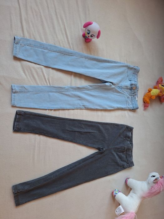 Нови slim leggings и клин размер 116 (5-6 години)