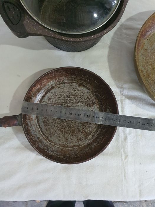 Казанчик Сковородка кухонный нож