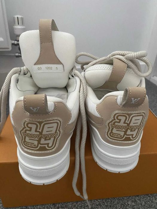 #EDITIE LIMITATĂ# Louis Vuitton LV Skate Bej Crem - Verificare Colet