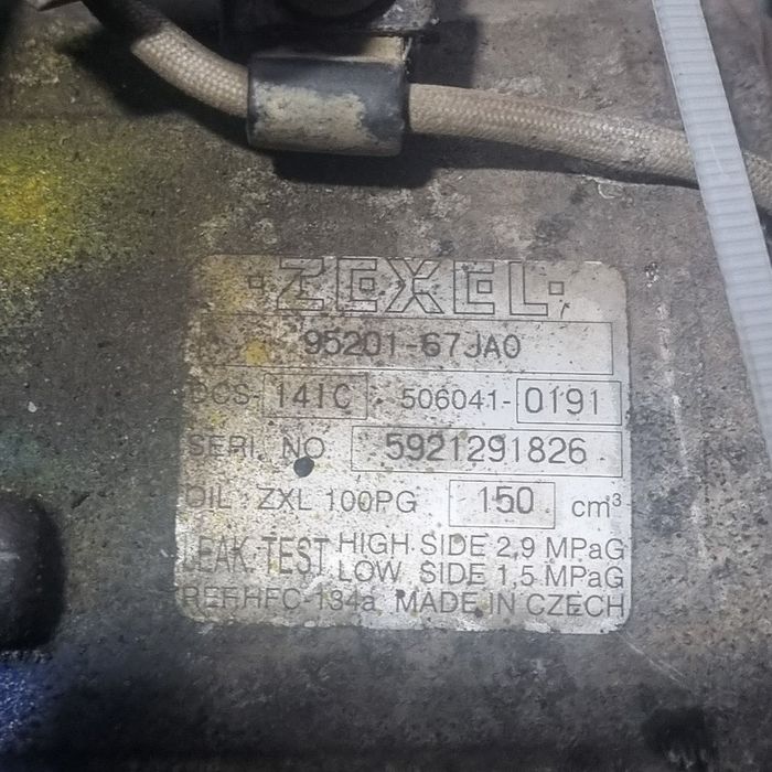 Compresor clima Suzuki Grand Vitara 1.9 DDIS 2006 - 2012 129CP F9QB (807) Diesel ...