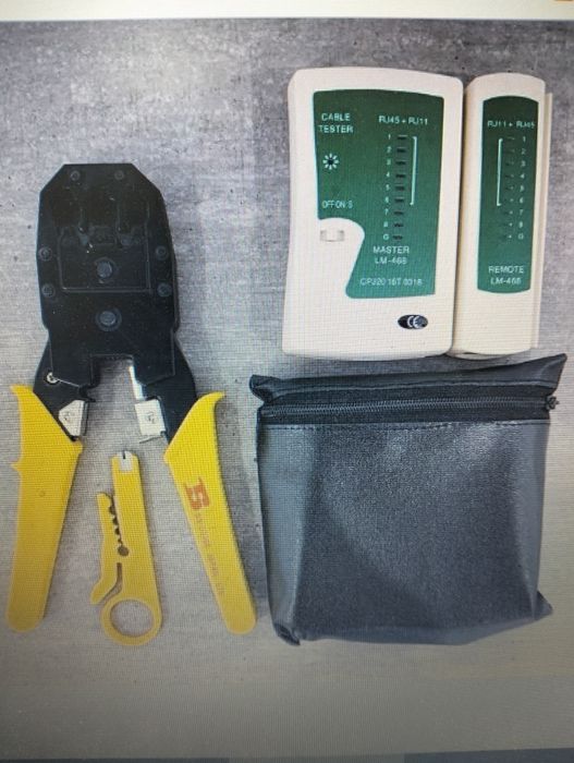 Обжимка тестр rj45  коннектор