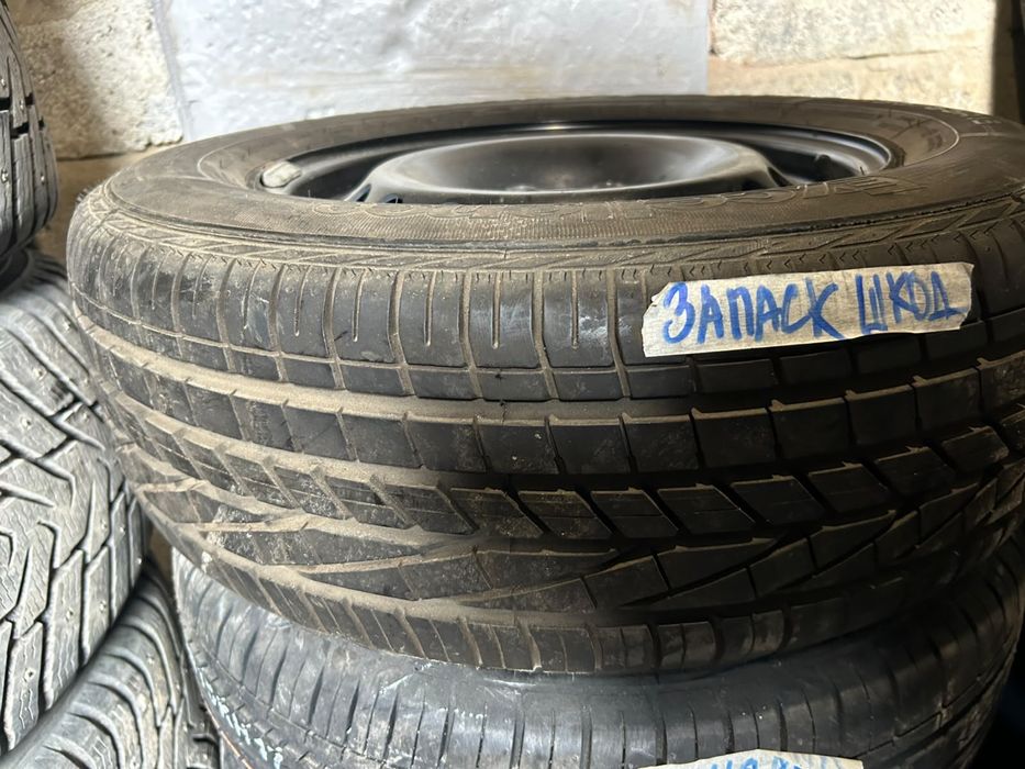 Запаска 16 и 15 акцент актавия
