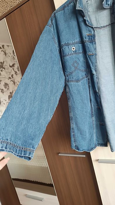 Дамско дънково яке