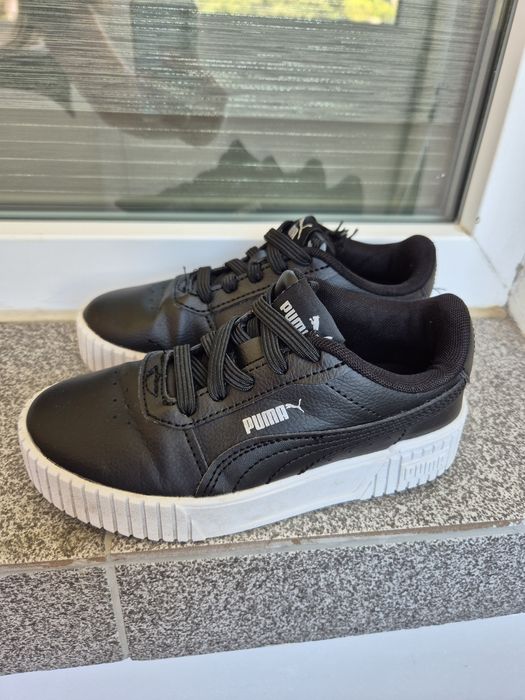 PUMA (момиче] -  кожени спортни обувки Carina от еко кожа