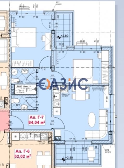 Продава се Тристаен апартамент в Созопол - 108 кв.м за 555 €/кв.м - Снимка #2