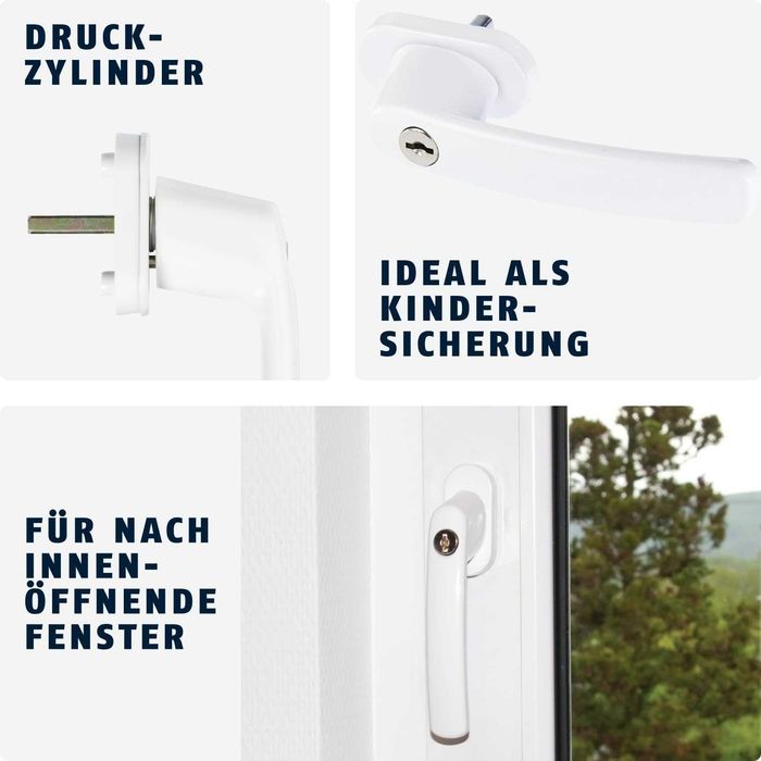5 buc Maner Fereastra Abus Fg200 Pentru Tamplarie Pvc