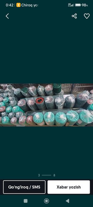 Soya setka optom 3000somdan boshlanadi kvdrati
