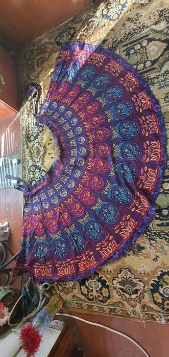 Индийска памучна пола тип "Прегърни ме"