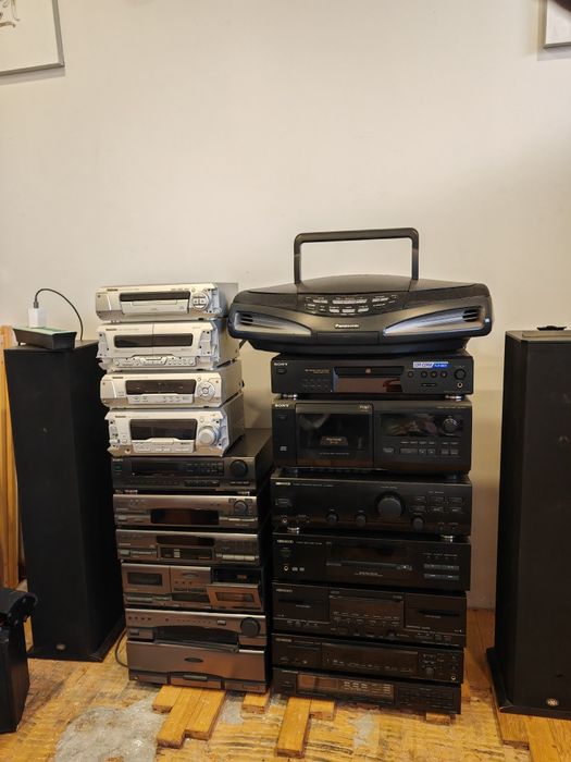 Techmics, Pionner, Onkyo, , Denon  Quadral, Sony