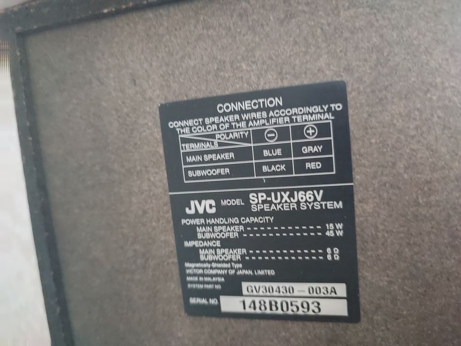 Музыкальный центр JVC