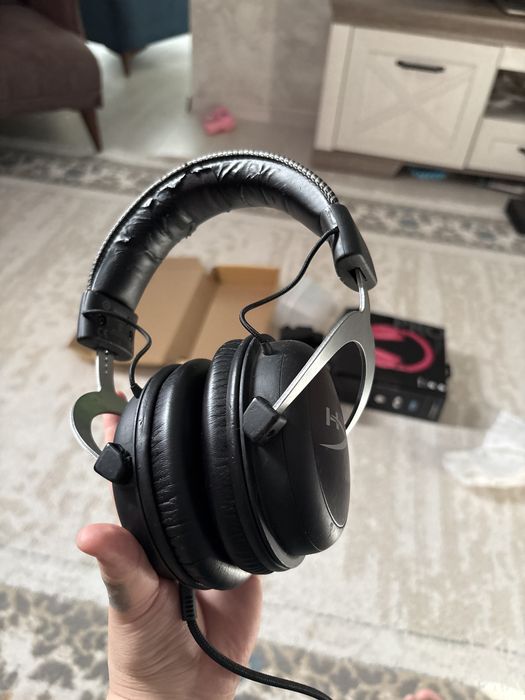 Hyper x cloud II серебристые