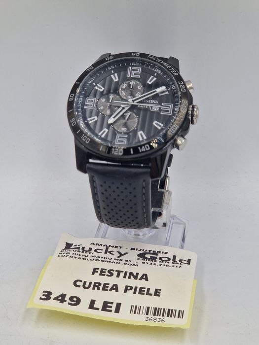 Ceas Festina Curea Piele Garantie #36836