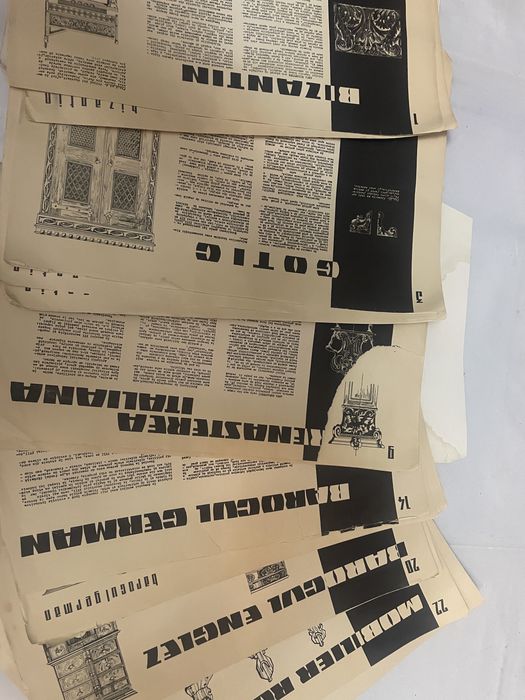 Reviste  arhitectură vintage