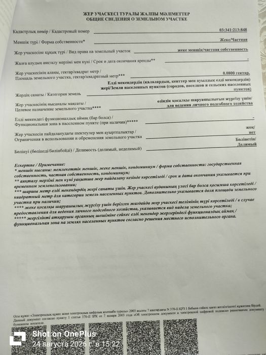 Срочно продам участок