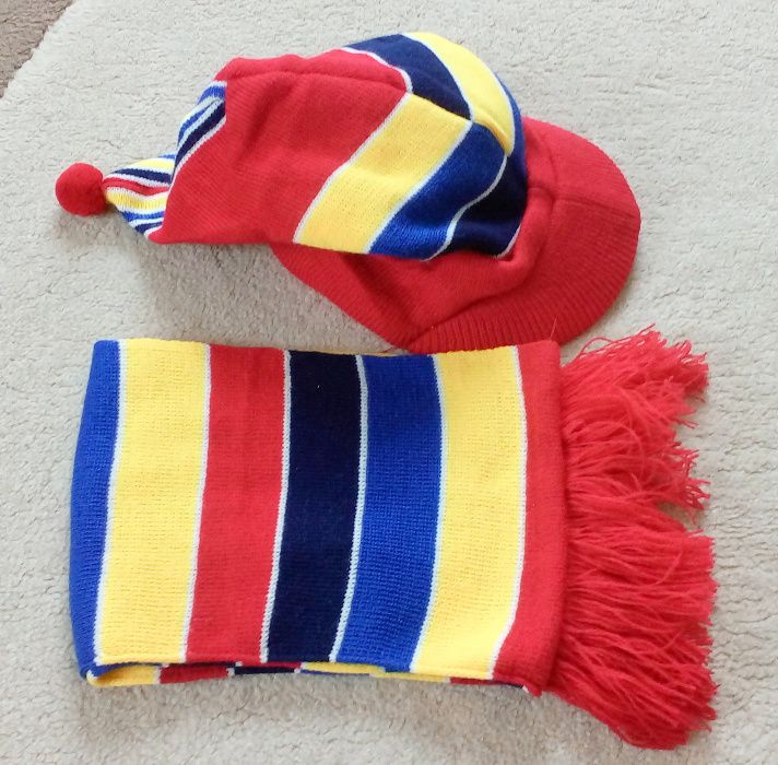 Бебешка шапка + шал - Комплект