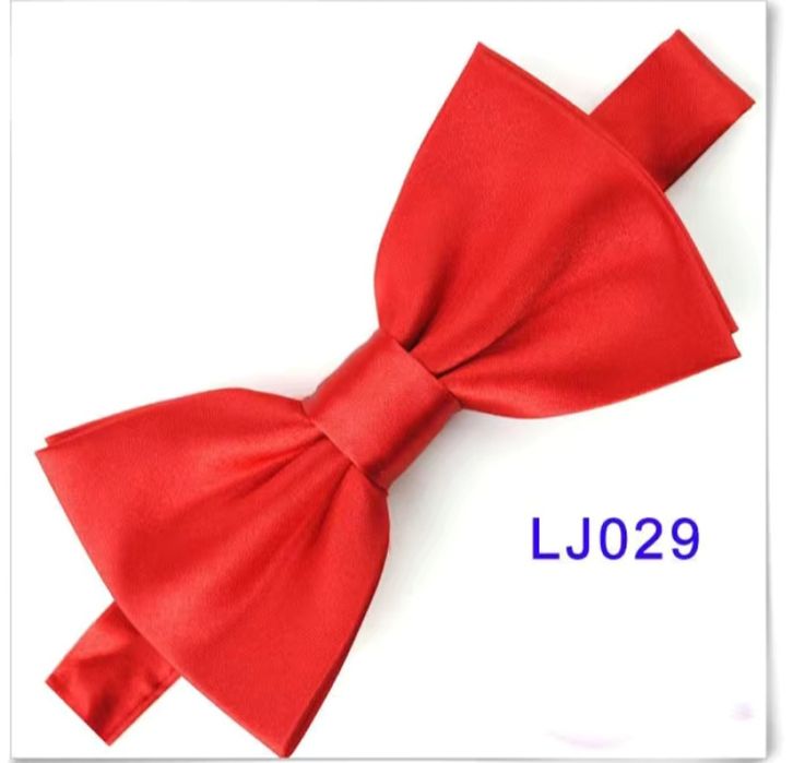 Мужская бабочка чёрные, красные