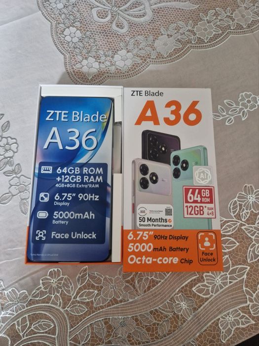 Продам новый телефон ZTE Blade A 36
