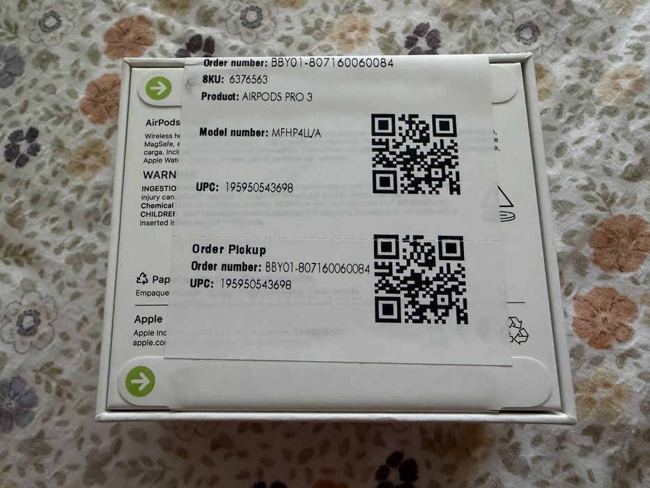 Слушалки Apple Airpods PRO 3