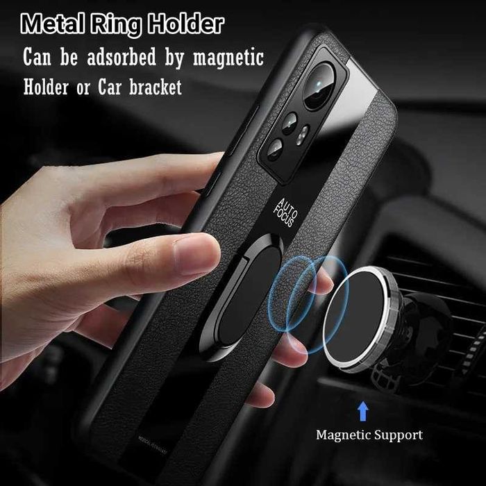 Xiaomi 13T Pro / 13 Lite / 13 / 13 Pro / PORSCHE кожен кейс с пръстен