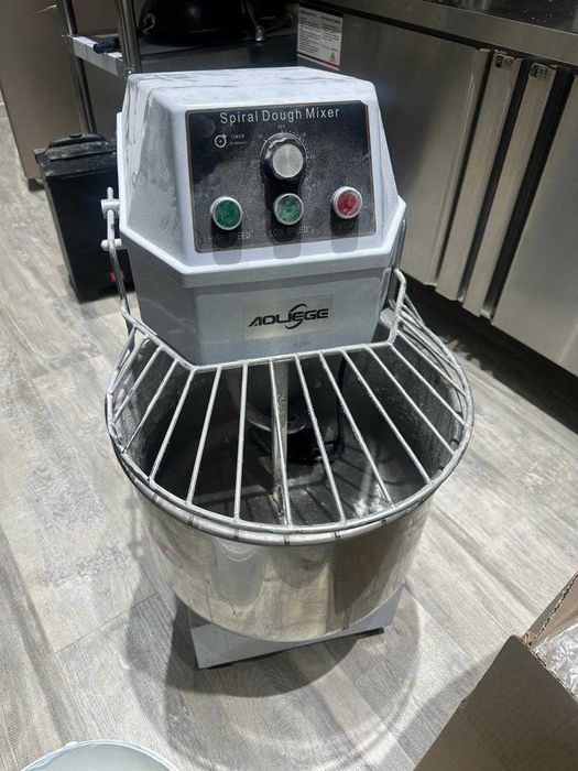 Тестомес AOLIEGE HS30D белый, серебристый