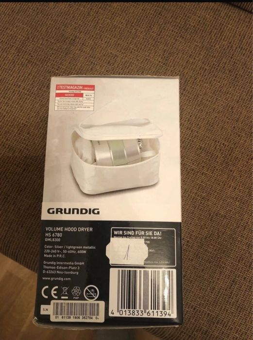 Uscator Grundig cu ionizare