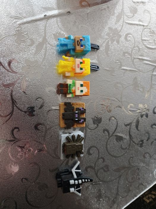 Фигурки Kinder Joy Minecraft!!! Обмен