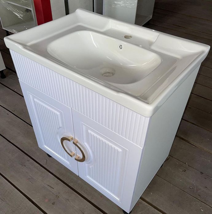 Тумба раковина зеркало