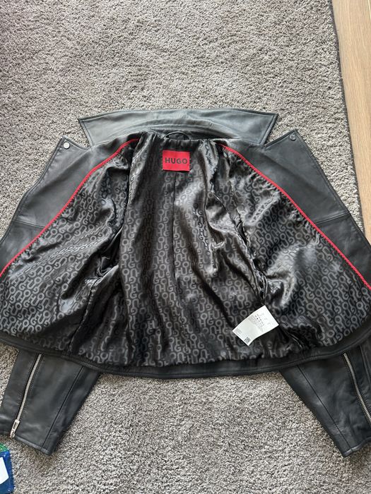 Кожено яке Hugoboss, размер М