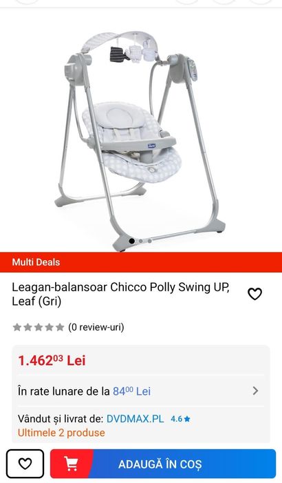 Leagăn-balansoar Chicco