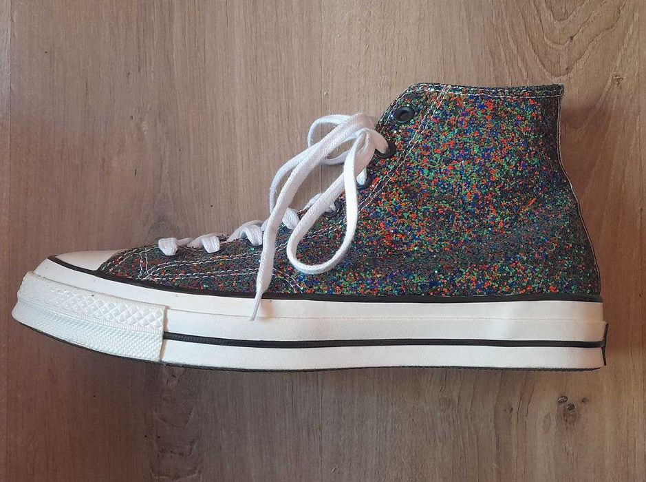 Converse x JW Anderson Chuck 70 Hi Glitter Black Multicolor / 43-44р