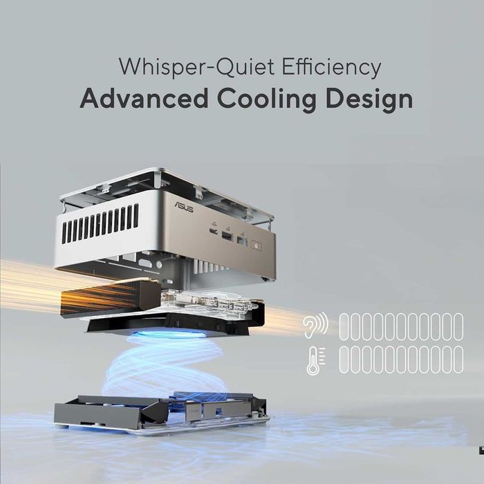 Мини Пк Mini Pc Asus Nuc 15 Pro + Core Ultra 7 255H 32Gb DDR5 1TB SSD