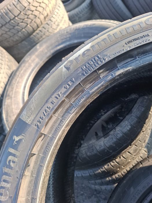 Vand set 4 anvelope 225 45 17 continetnal de vara dot 2023