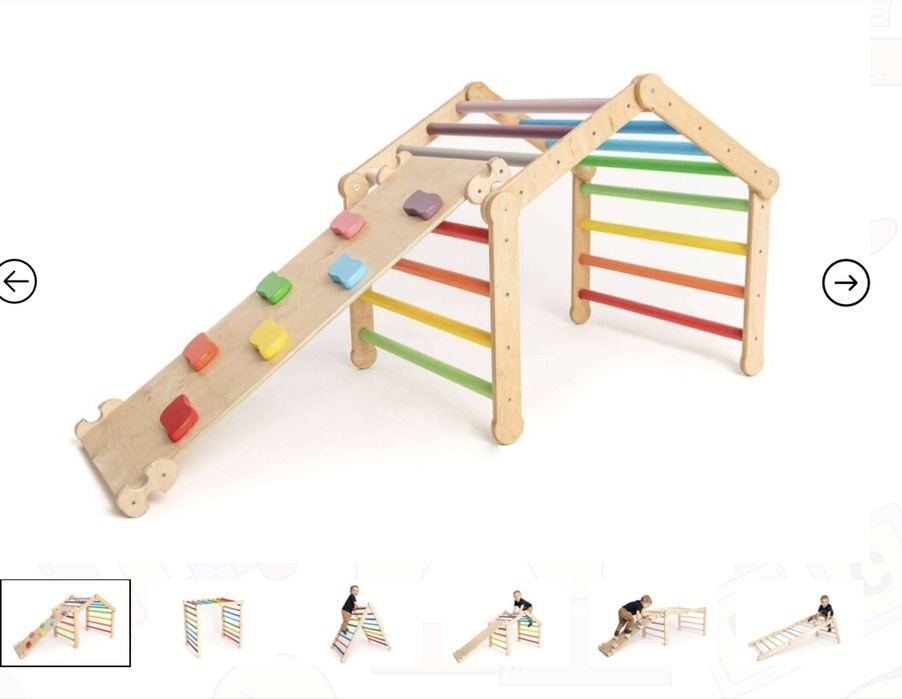 Пиклер/ детска дървена катерушка българско производство