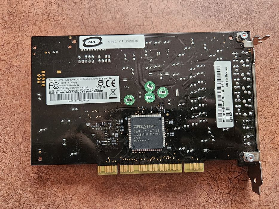 Placa de sunet retro PCI Creative SB X-Fi Xtreme Music DELL (SB0770)