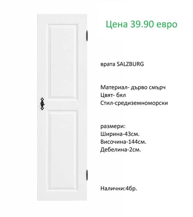 РАЗЧИСТВАМЕ СКЛАДА Тотална Разпродажба  вратички и чекмеджета различни модели на цени от 9.90 евро