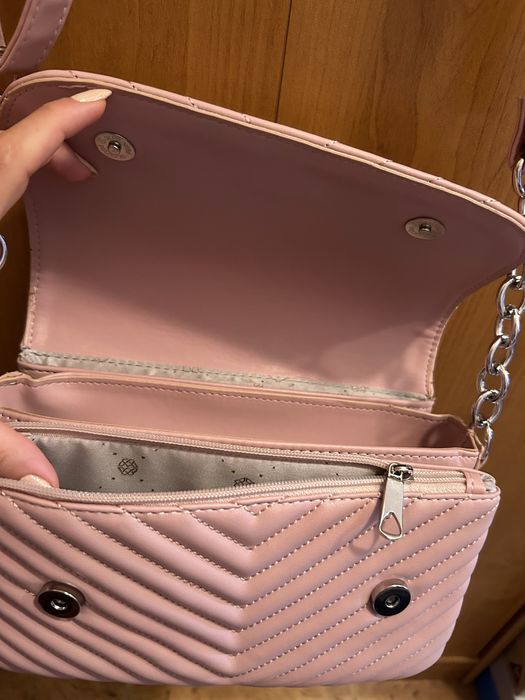 Чанта, цвят пепел от рози