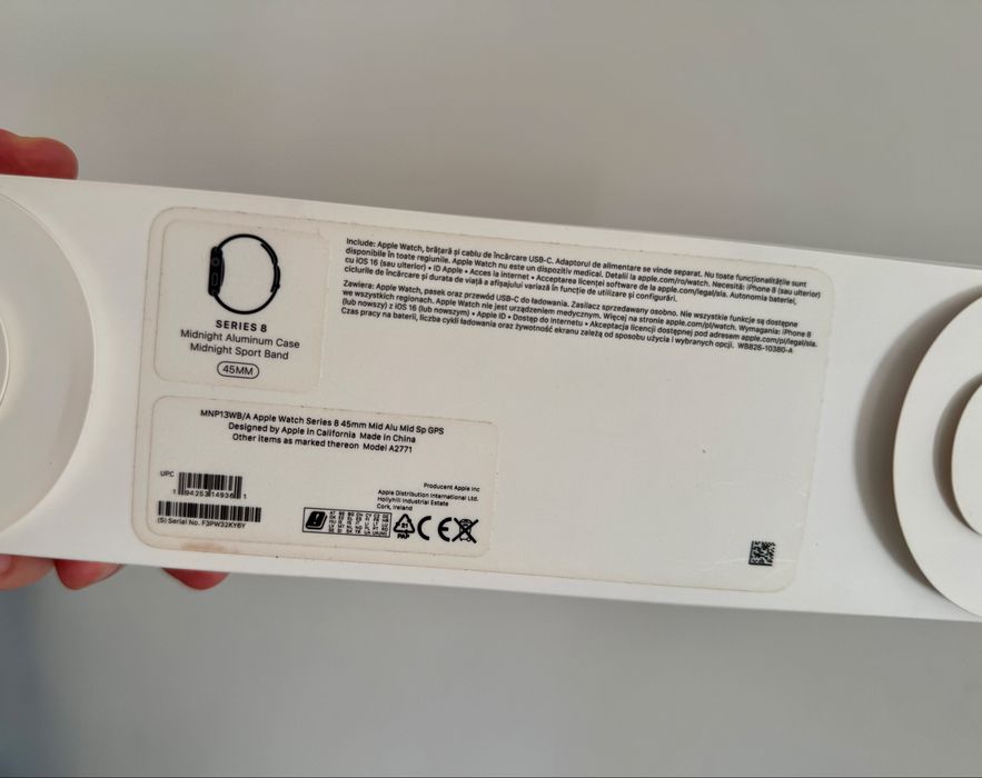 Apple Watch Series 8 – 45 mm – Midnight – stare impecabilă