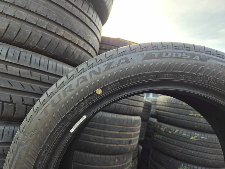 2 Anvelope de VARA - 225/50/18 - BRIDGESTONE CA NOI DOT 2022 RFT