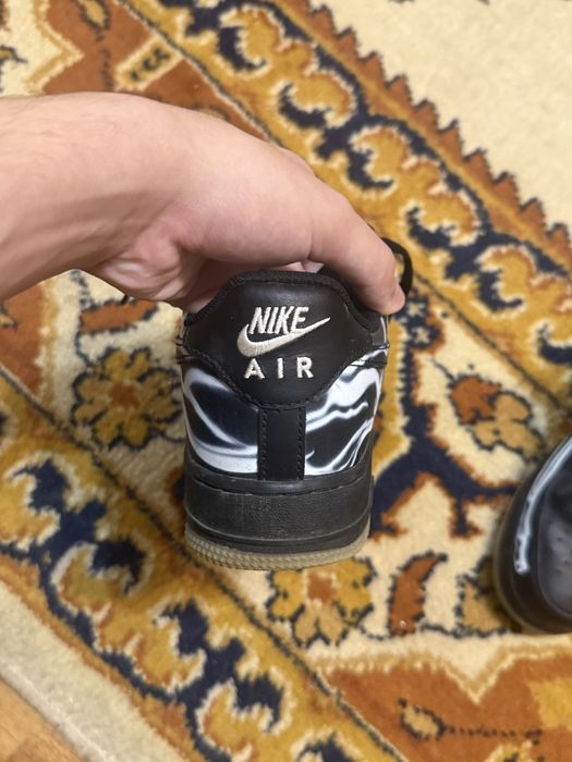 vand air force 1 low skeleton black