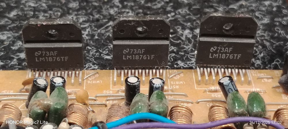 Placa cu  3buc LM1876tf