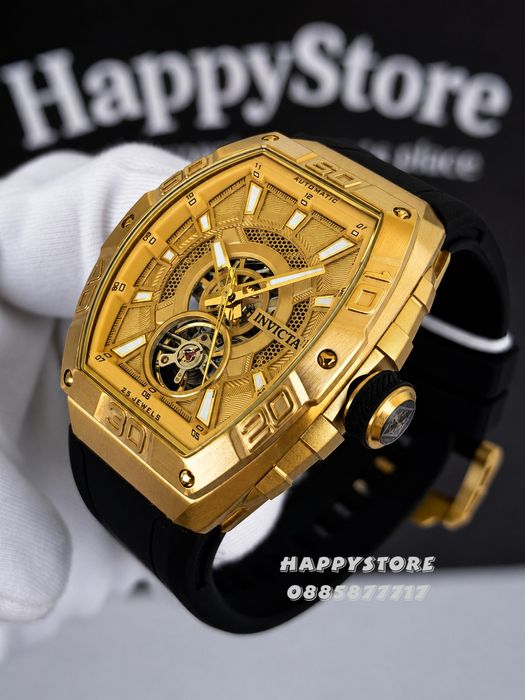 INVICTA Premier automatic Gold 42 mm, Инвикта нов мъжки часовник