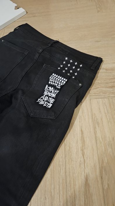 Ksubu waxed bootcut jeans