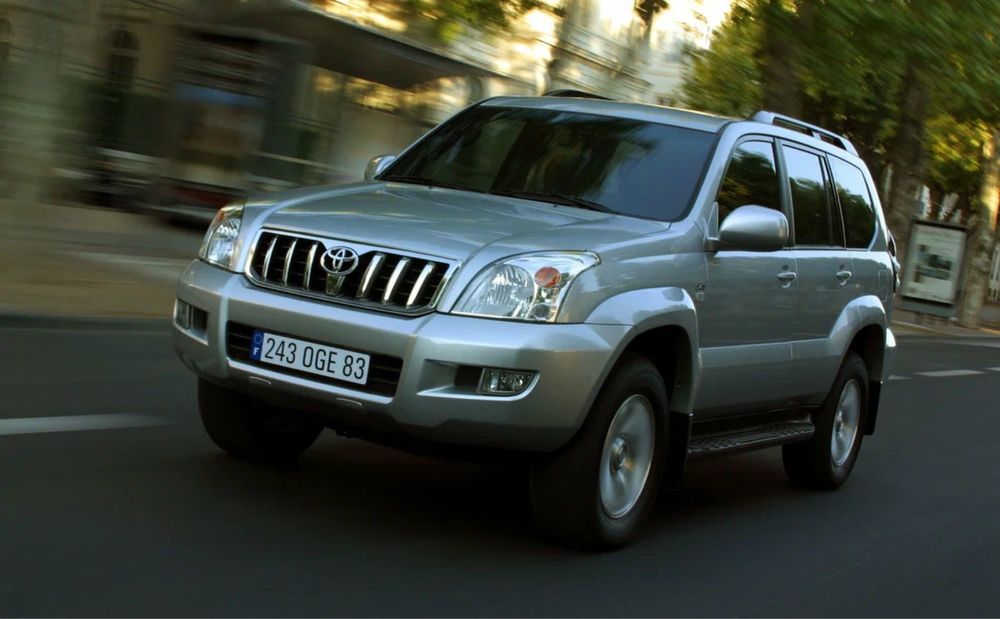 Резиновые коврики (полики) салона Toyota LC Prado 120 / Lexus GX470
