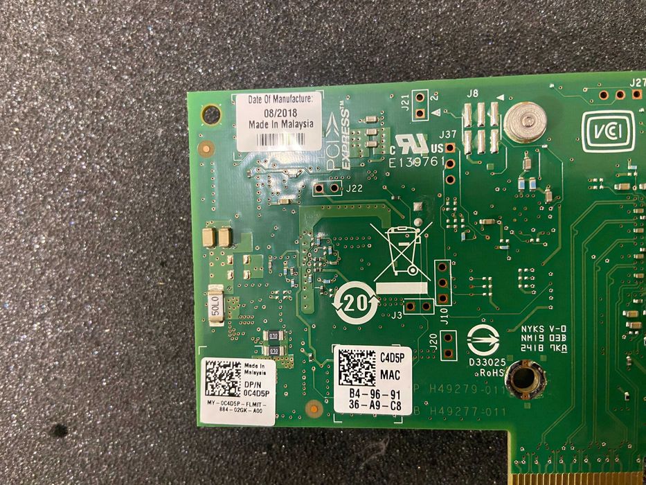 Intel X550-T2 2x 10GbE PCIe LP мрежова карта (Dell 0C4D5P)